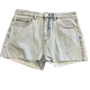We Wore What DENIM HIGH RISE SHORT